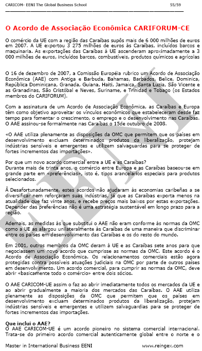 Acordo de Associação CARIFORUM-União Europeia (Portugal)