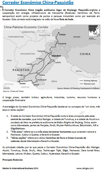 Corredor Económico China-Paquistão, Tajiquistão, Quirguistão (Rota da Seda)