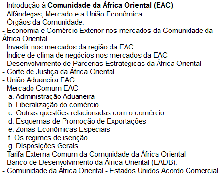 Mestrado África EAC