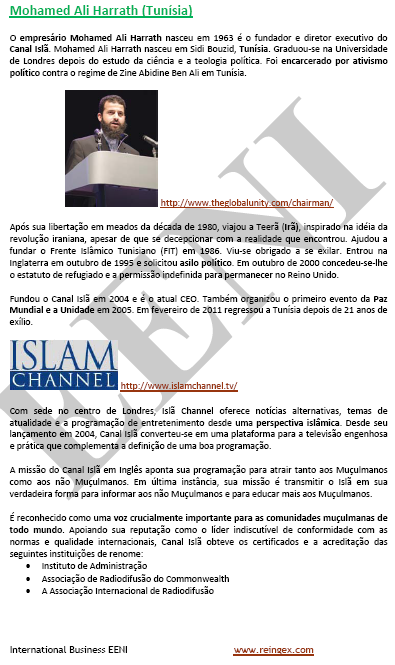 Maomé Ali Harrath, empresário tunisino muçulmano (Tunisia, Negócios) Canal Islão (TV)