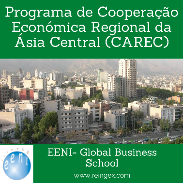 Qual é a missão do Programa de Cooperação Económica Regional da Ásia Central (CAREC)