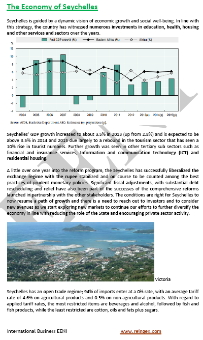 Comércio internacional e negócios nas Seychelles